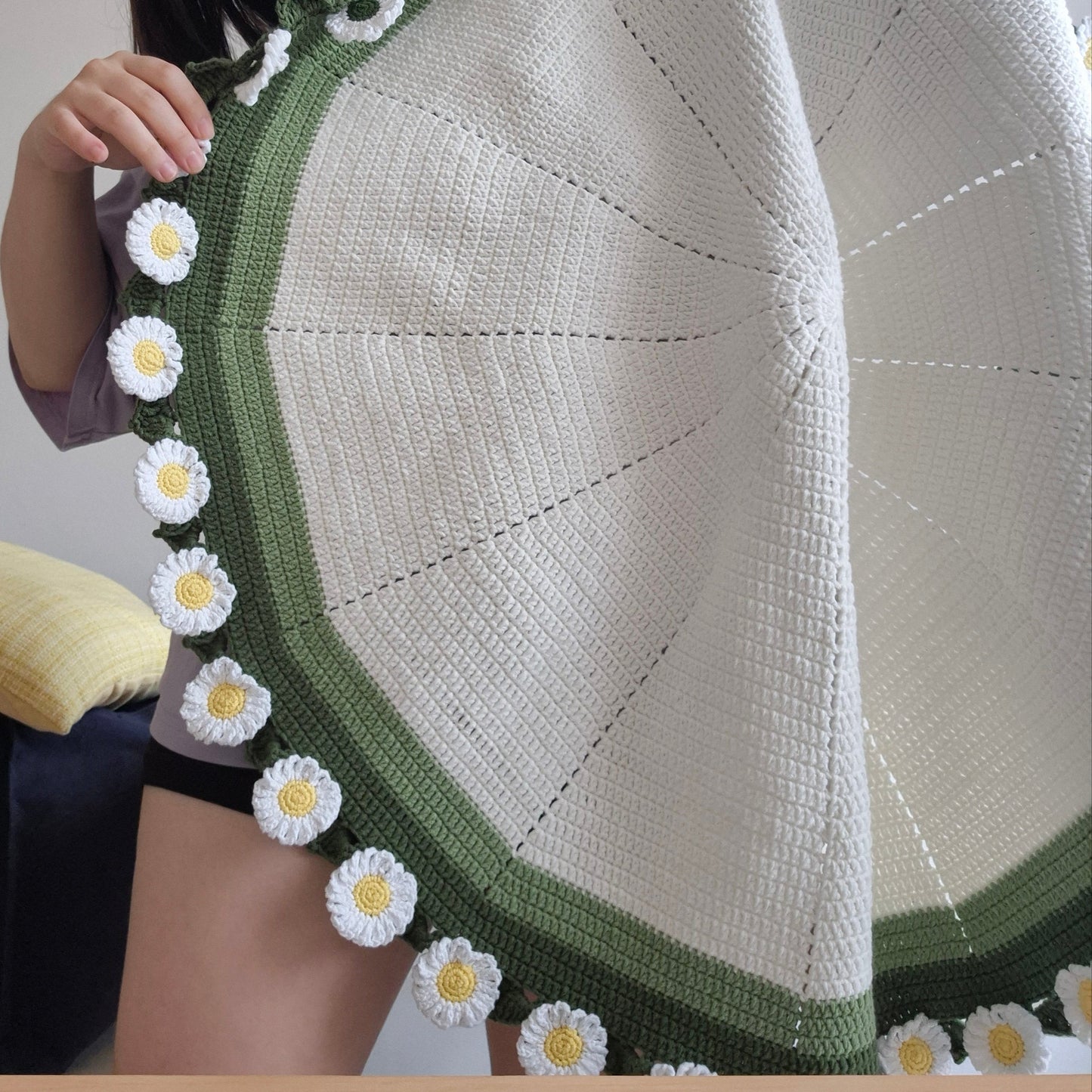 Daisy Flower Blanket