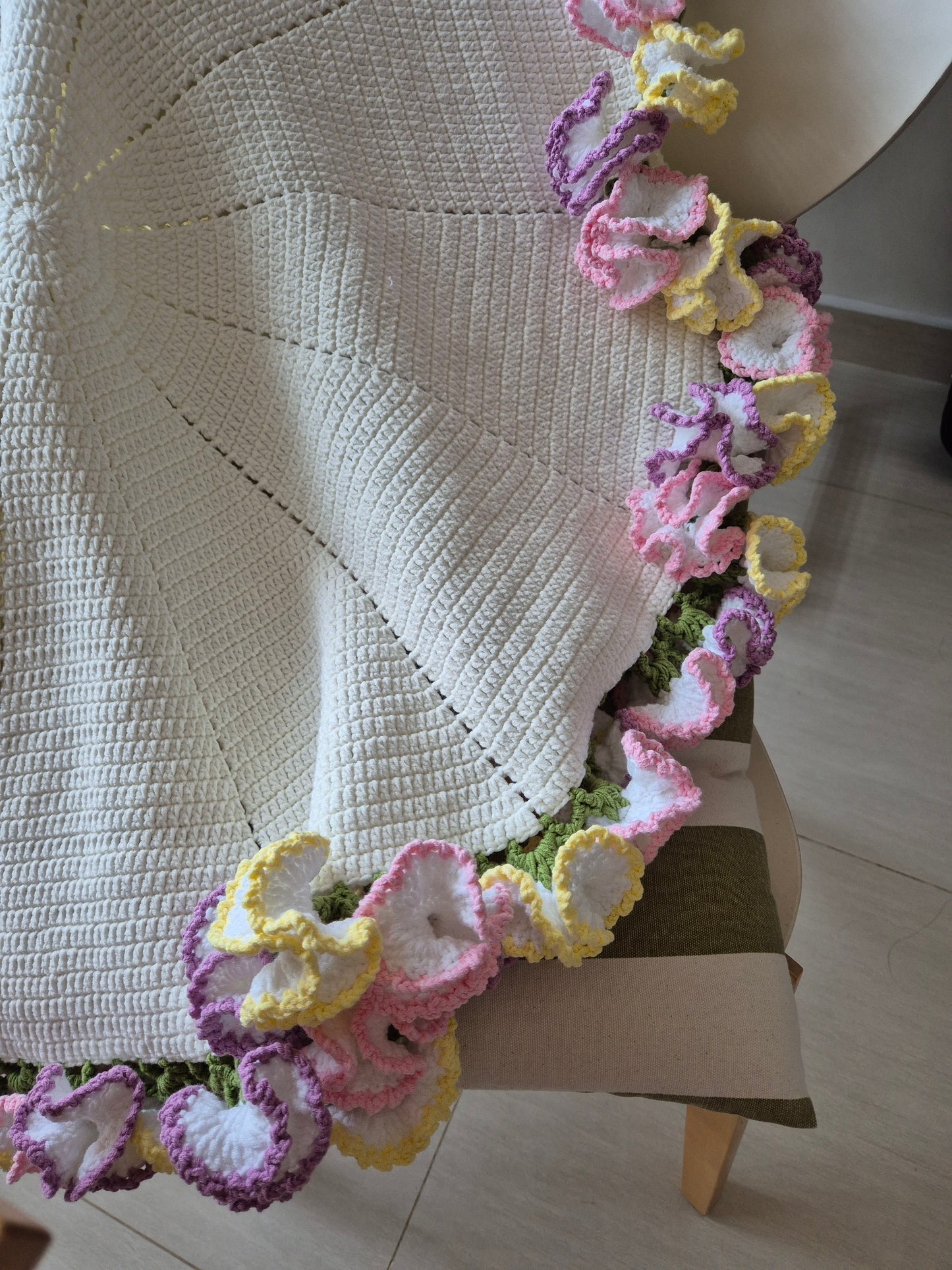 Carnation Flower Blanket