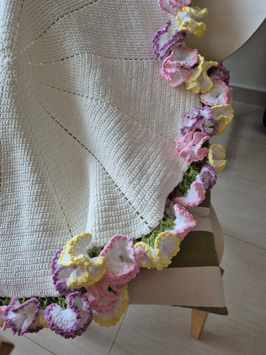 Carnation Flower Blanket