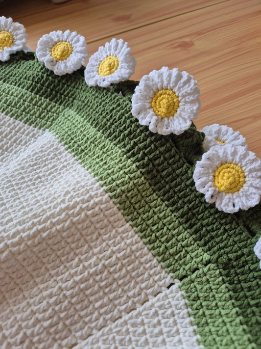 Daisy Flower Blanket
