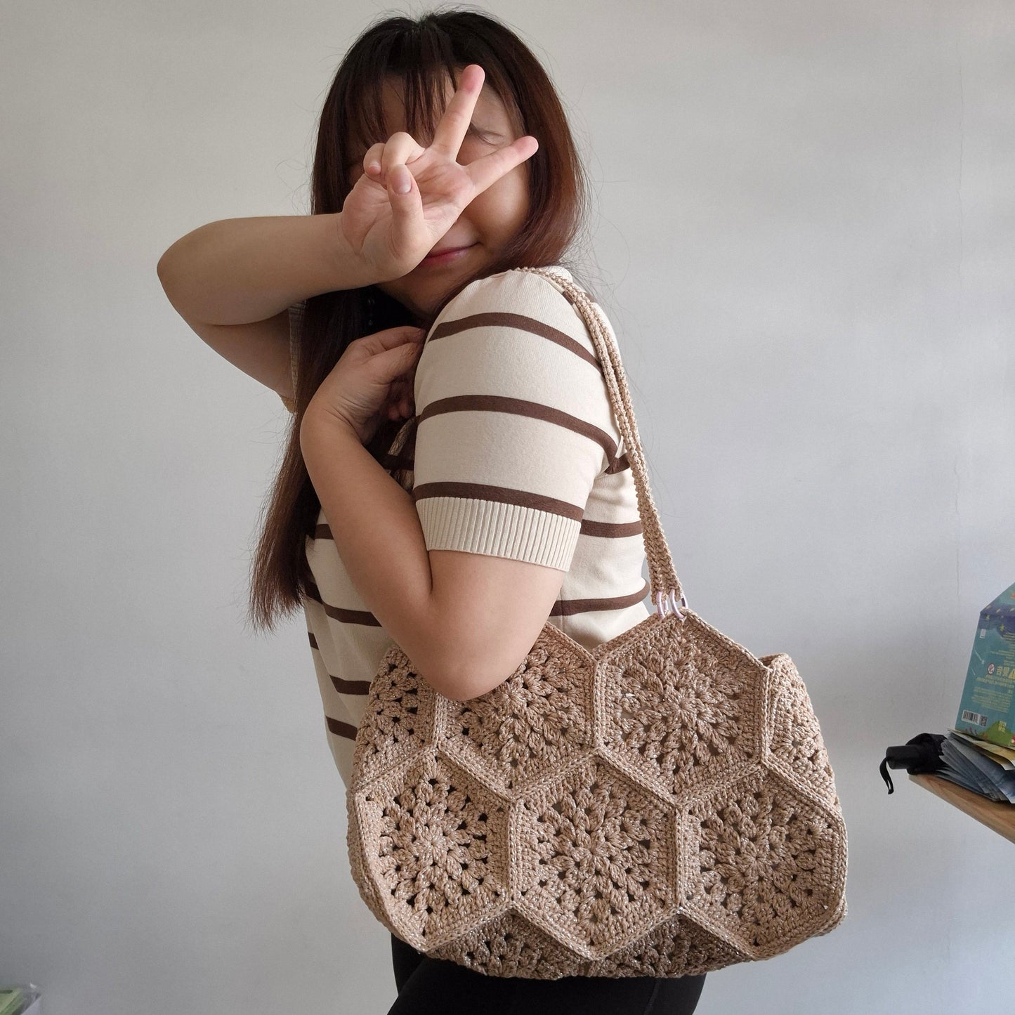 Hexagon Shoulder Bag